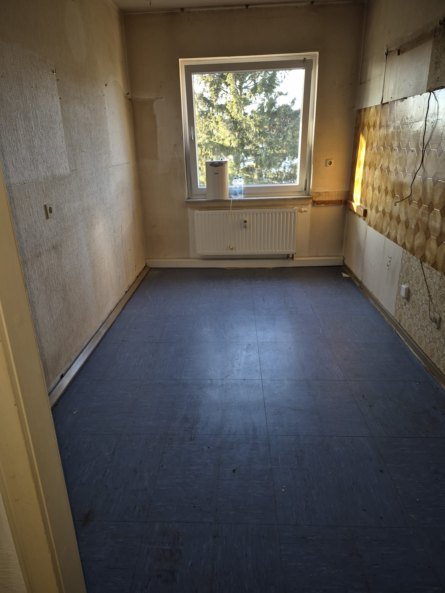 wohnungsauflösung küche leer möbel und geräte